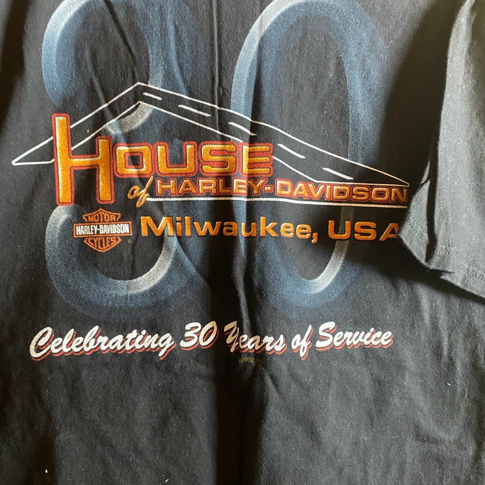 Harley-Davidson Black T-Shirt 30 Celebration